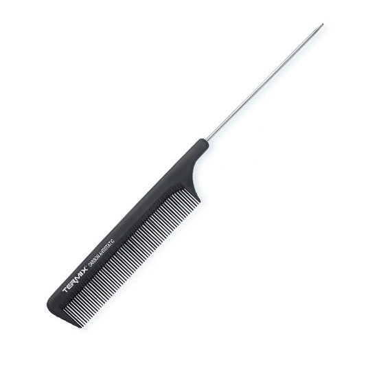 Termix Carbon Metal Rat Tail Comb 821