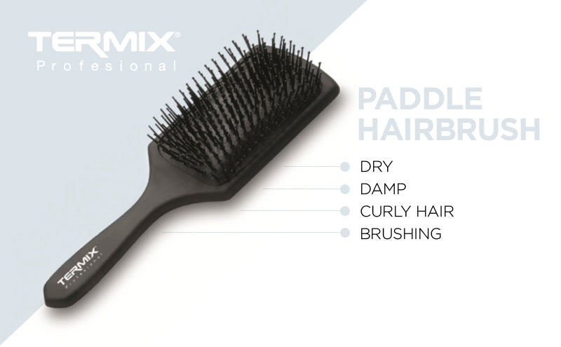 Termix Square Paddle Brush - Silver